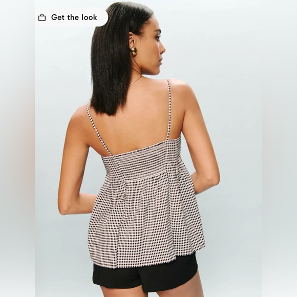 NWT Reformation Cici Top in Remy Check - Picture 2 of 2